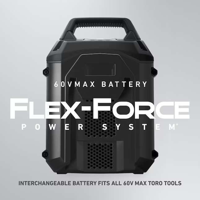 Toro 51837 Flex-Force 60-volt Max 16-in Telescopic Shaft Battery String Trimmer 2 Ah (Battery and Charger Included)18_11zon