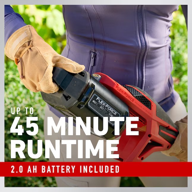 Toro 51837 Flex-Force 60-volt Max 16-in Telescopic Shaft Battery String Trimmer 2 Ah (Battery and Charger Included)2_11zon