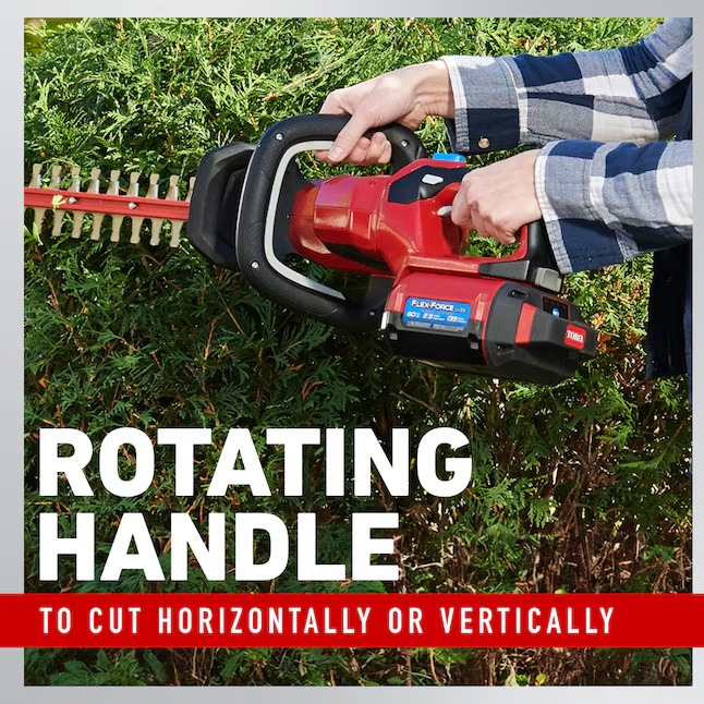 Toro 51840T Flex-Force 60-volt Max 24-in Battery Hedge Trimmer (Battery and Charger Not Included)67_11zon
