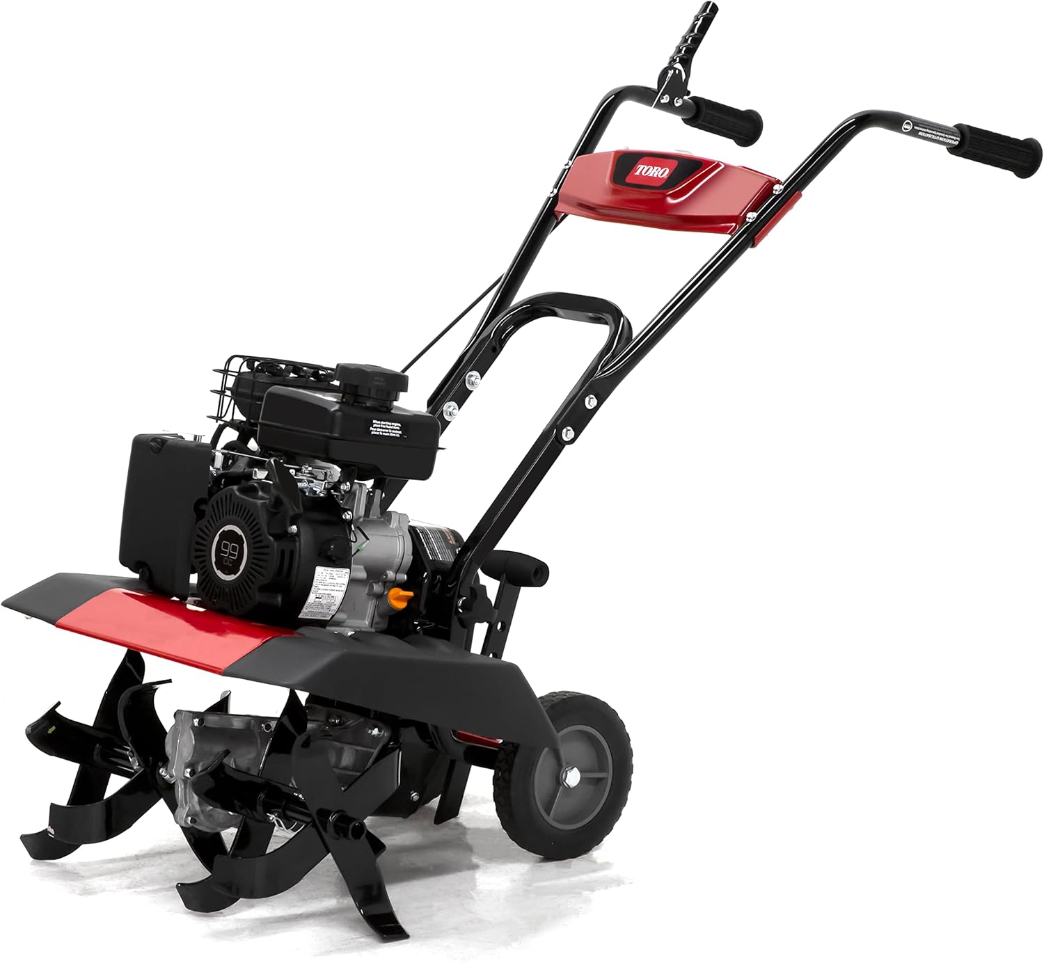Toro 58604 Compact Front Tine Tiller, 99cc 4-Cycle Engine, 11, 16 or 21 Inch Adjustable Tilling Width, 11 Max Tilling Depth, Removable Side Shields2