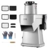 VEVOR Electric Vegetable Slicer Commercial/Residential Food Slicer with Thickness Control (200W 4 In 1 Food Cutter)