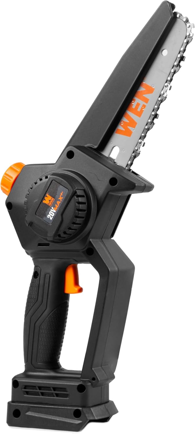WEN 2-In-1 20V Max Cordless Brushless Pole Saw and Mini Chainsaw (Tool Only – Battery and Charger Not Included) (20752BT)9