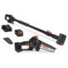 WEN 20752 20-volt Max 6-in 4 Ah Battery Pole Saw (Battery and Charger Included)
