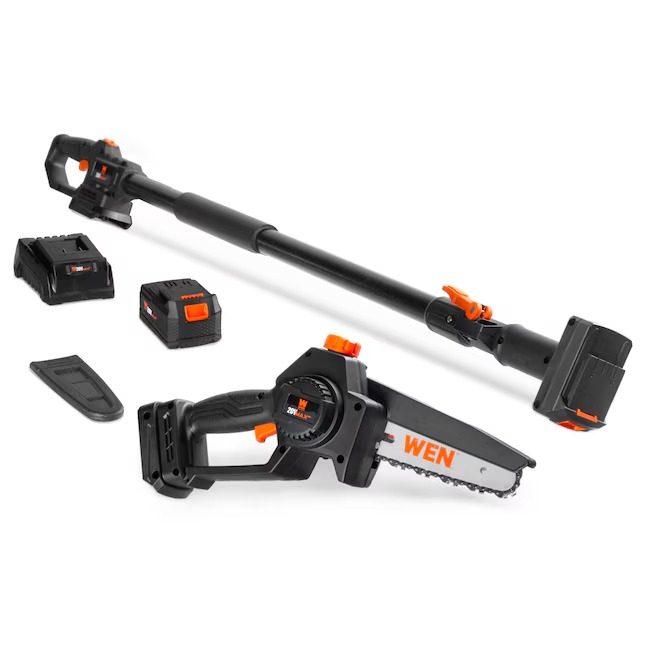 WEN 20752 20-volt Max 6-in 4 Ah Battery Pole Saw (Battery and Charger Included)_11zon WEN 20752 20-volt Max 6-in 4 Ah Battery Pole Saw (Battery and Charger Included)