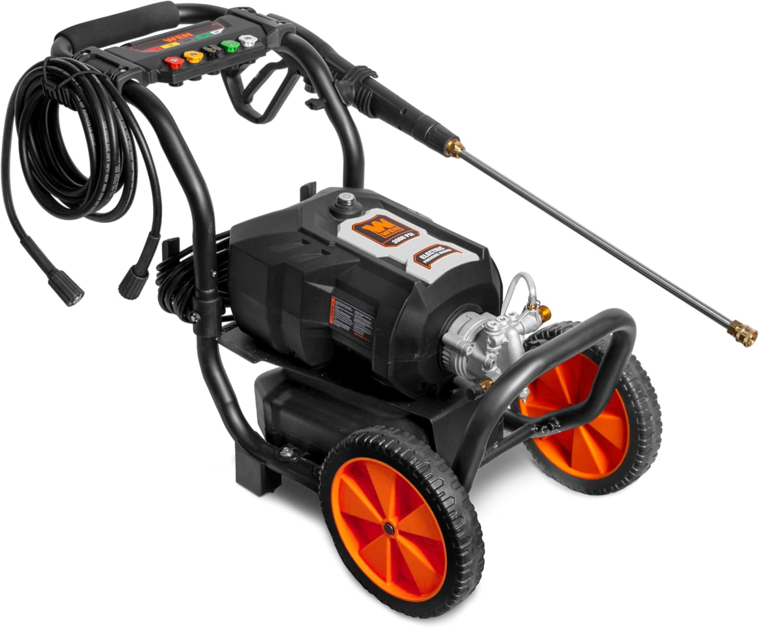 WEN 3000 PSI Brushless Electric Pressure Washer, 2.0 GPM with Onboard Detergent Tank (PW3000E) WEN 3000 PSI Brushless Electric Pressure Washer, 2.0 GPM with Onboard Detergent Tank (PW3000E)