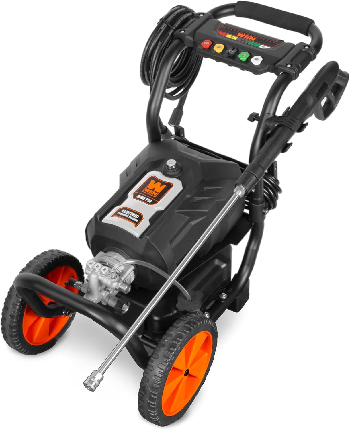 WEN 3000 PSI Brushless Electric Pressure Washer, 2.0 GPM with Onboard Detergent Tank (PW3000E)1