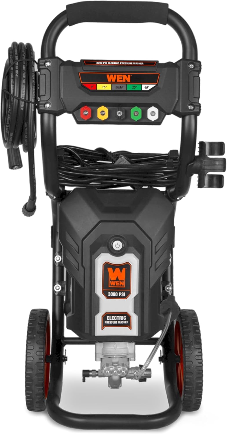 WEN 3000 PSI Brushless Electric Pressure Washer, 2.0 GPM with Onboard Detergent Tank (PW3000E)2