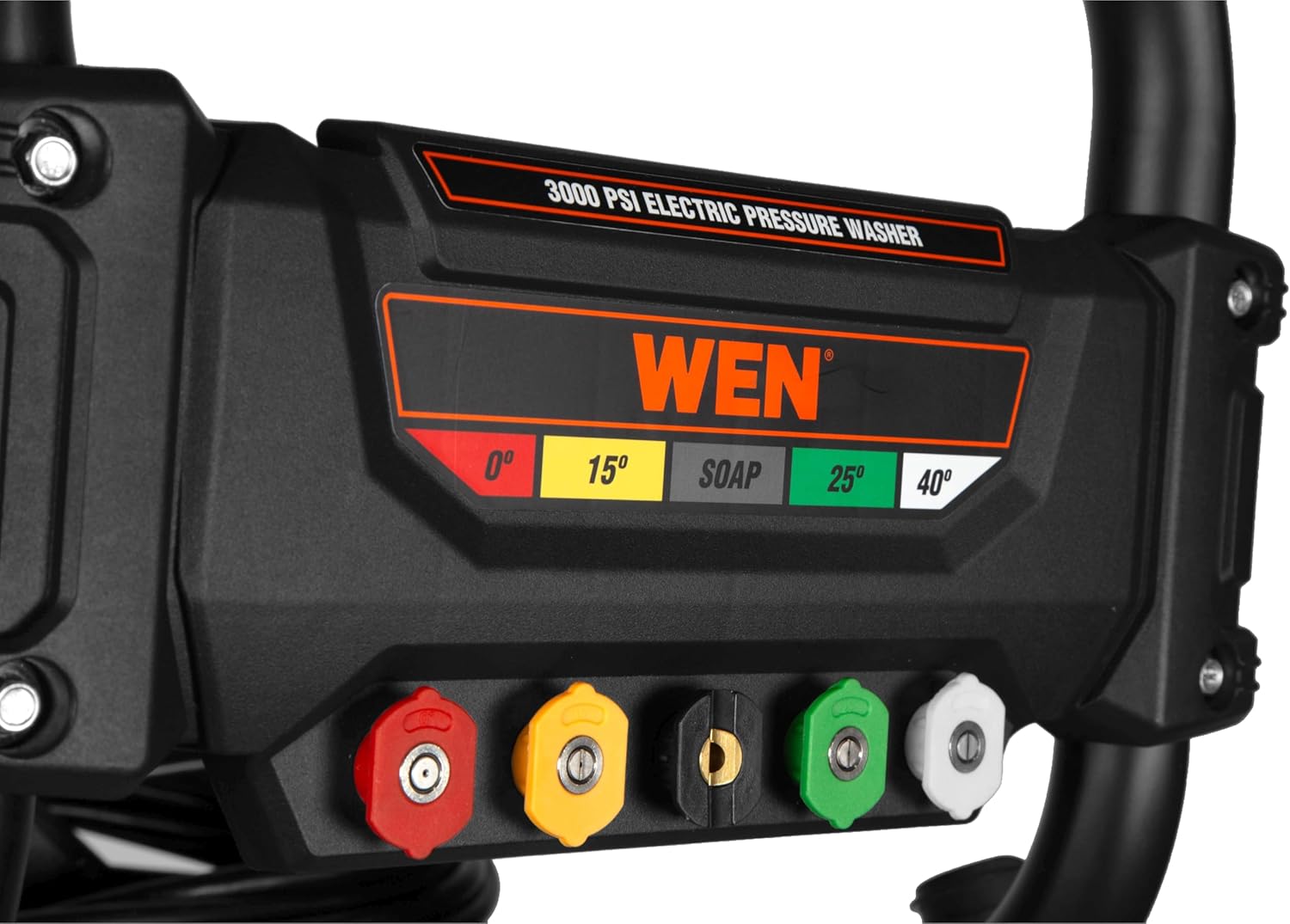 WEN 3000 PSI Brushless Electric Pressure Washer, 2.0 GPM with Onboard Detergent Tank (PW3000E)3