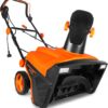 WEN Snow Thrower, 15-Amp 20-Inch Electric Snow Blaster with Dual LED Lights (5670)