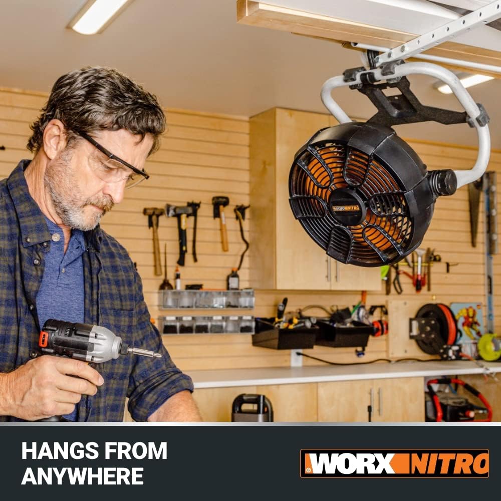 WORX Nitro WX095L 20V Power Share Cordless Work Fan with Ready Charge5