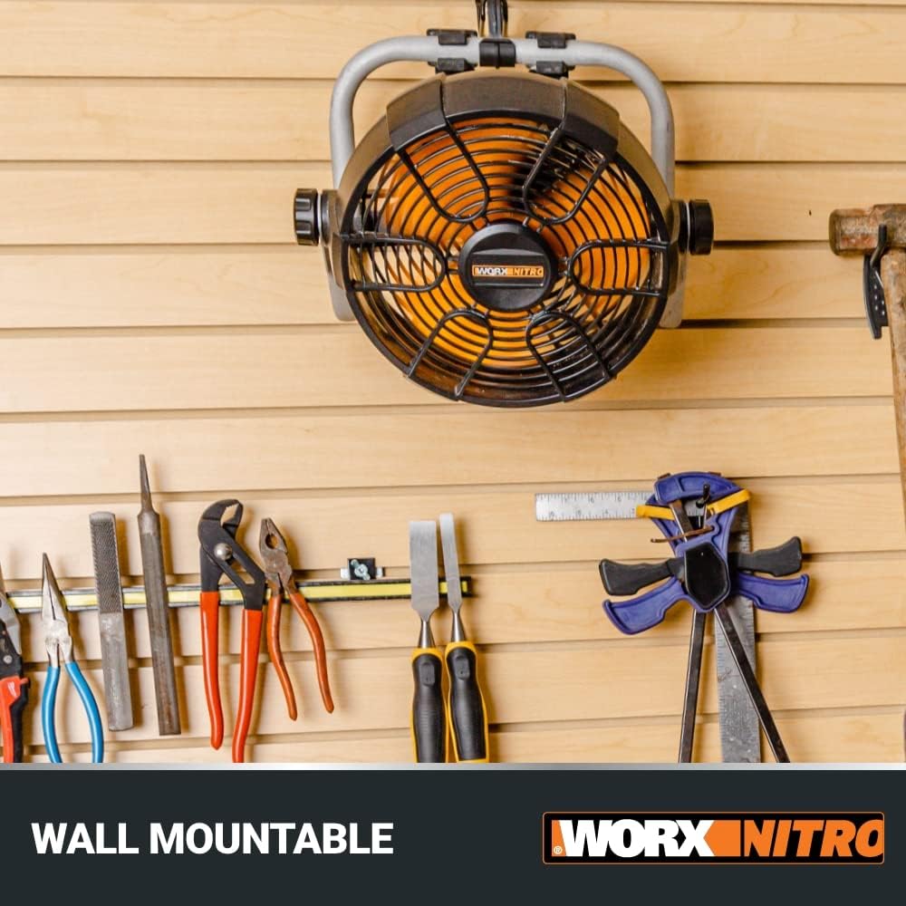 WORX Nitro WX095L 20V Power Share Cordless Work Fan with Ready Charge87