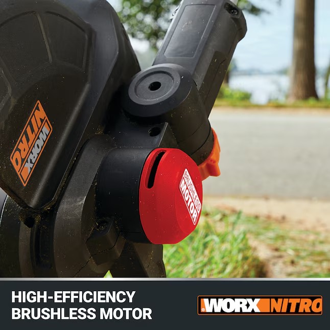WORX WG173.9 Nitro Power Share 20-volt 13-in Telescopic Shaft Battery String Trimmer 4 Ah (Battery and Charger Not Included)2_11zon