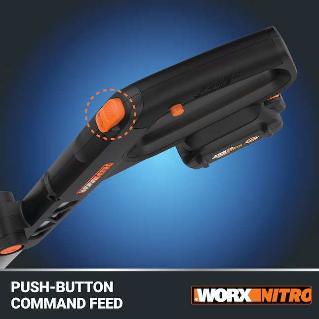 WORX WG173.9 Nitro Power Share 20-volt 13-in Telescopic Shaft Battery String Trimmer 4 Ah (Battery and Charger Not Included)4_11zon