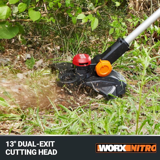 WORX WG173.9 Nitro Power Share 20-volt 13-in Telescopic Shaft Battery String Trimmer 4 Ah (Battery and Charger Not Included)7_11zon