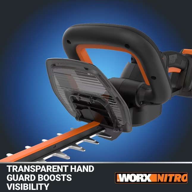WORX WG263 Nitro Power Share 18-volt 22-in Battery Hedge Trimmer 4 Ah (Battery and Charger Included)11_11zon