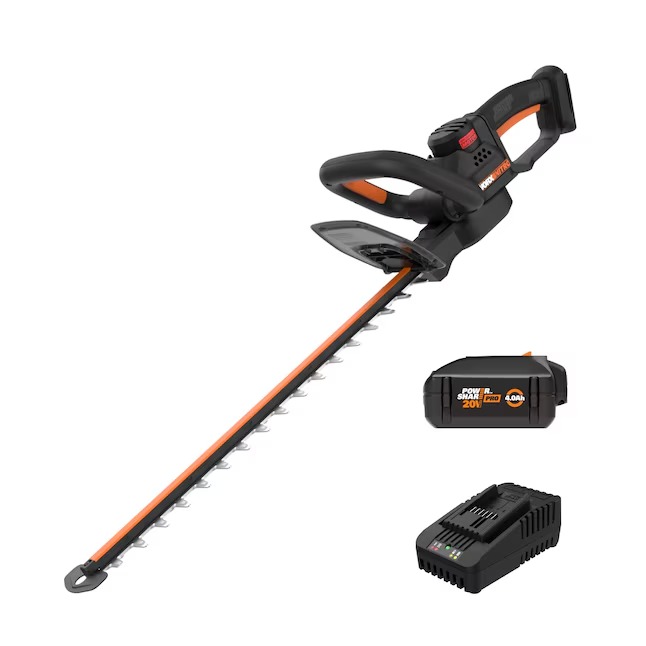 WORX WG263 Nitro Power Share 18-volt 22-in Battery Hedge Trimmer 4 Ah (Battery and Charger Included)_11zon WORX WG263 Nitro Power Share 18-volt 22-in Battery Hedge Trimmer 4 Ah (Battery and Charger Included)