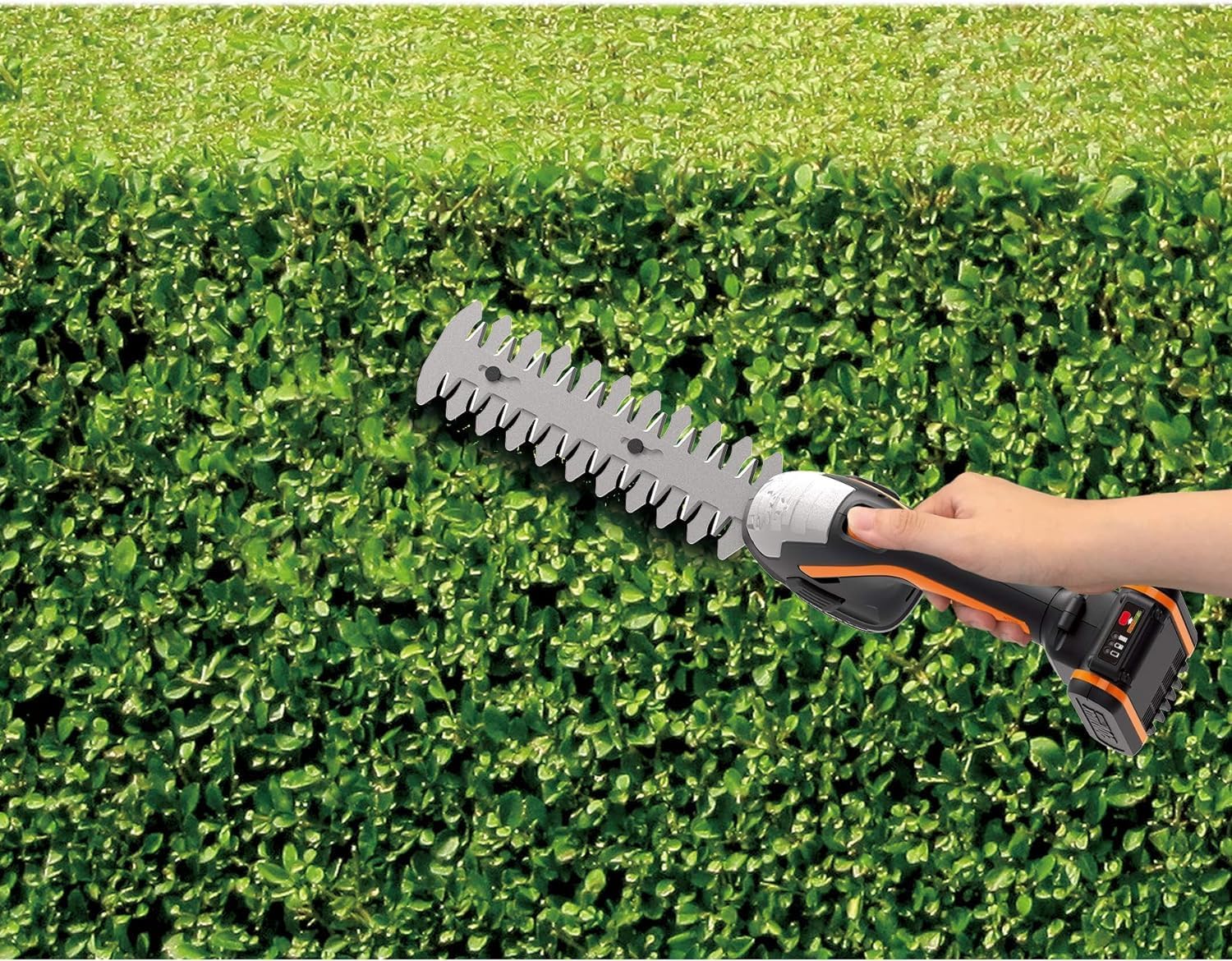 WORX WG801 20V PowerShare 4 Cordless Shear and 8 Shrubber Trimmer (Battery & Charger Included)14