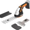 WORX WG801.9 20V PowerShare 4" Cordless Shear and 8" Shrubber Trimmer (Tool Only)