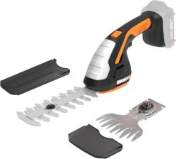WORX WG801.9 20V PowerShare 4" Cordless Shear and 8" Shrubber Trimmer (Tool Only)
