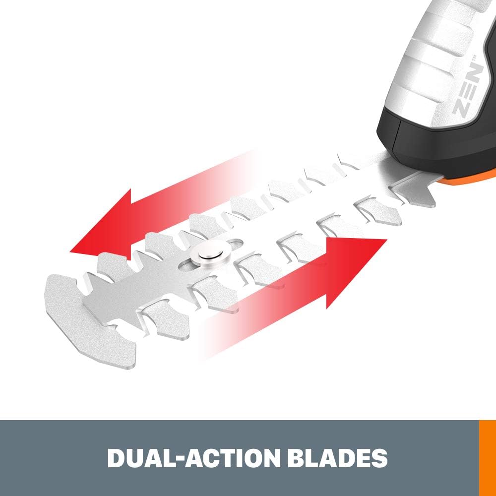 WORX WG801.9 20V PowerShare 4 Cordless Shear and 8 Shrubber Trimmer (Tool Only)5