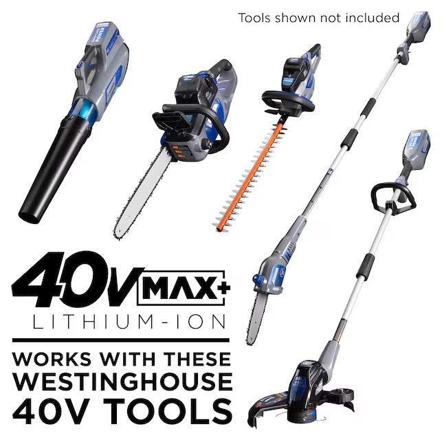 Westinghouse 4HT25AH4BC 40VMAX+ 40-volt Max 24-in Battery Hedge Trimmer 2.5 Ah (Battery and Charger Included)5_11zon