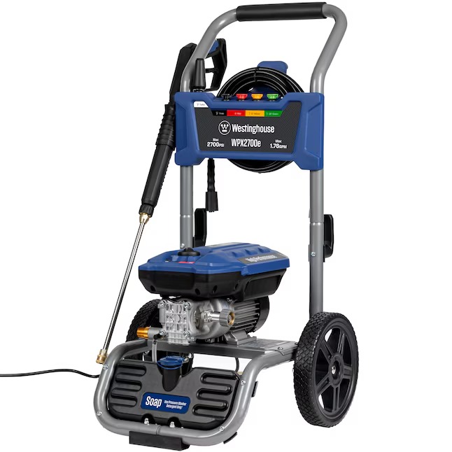 Westinghouse WPX2700e Includes 4 Nozzles + Turbo Nozzle 2700-PSI 1.76-GPM Cold Water Electric Pressure washer with 5 Spray Tips14_11zon