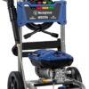 Westinghouse WPX3200e Electric Pressure Washer, 3200 PSI and 1.76 Max GPM, Induction Motor, Onboard Soap Tank, Spray Gun and Wand, 5 Nozzle Set, for Cars/Fences/Driveways/Homes/Patios/Furniture, Blue