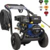 Westinghouse WPX3600 Gas Pressure Washer, 3600 PSI and 2.7 Max GPM, Onboard Soap Tank, Spray Gun and Wand, 5 Nozzle Set, for Cars/Fences/Driveways/Homes/Patios/Furniture