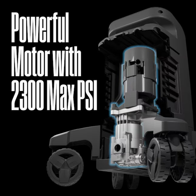 Westinghouse ePX3100 Onboard Soap Tank Includes 5 Nozzles 2300-PSI 1.76-GPM Cold Water Electric Pressure washer with 4 Spray Tips 1_11zon