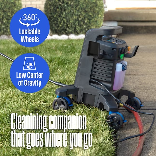 Westinghouse ePX3100 Onboard Soap Tank Includes 5 Nozzles 2300-PSI 1.76-GPM Cold Water Electric Pressure washer with 4 Spray Tips9_11zon
