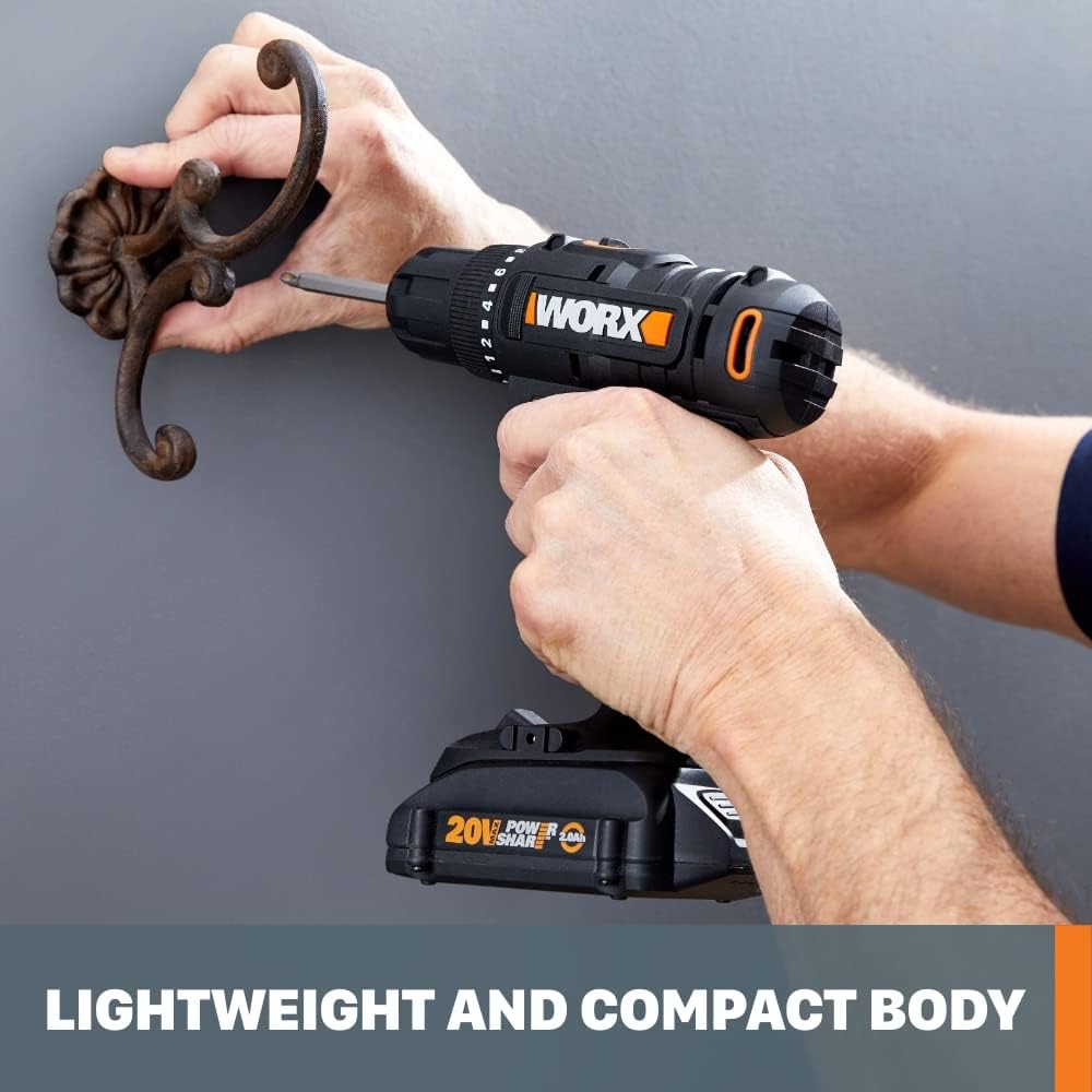 Worx 20V 3 8 Drill Driver Power Share - WX100L (Battery & Charger Included)11