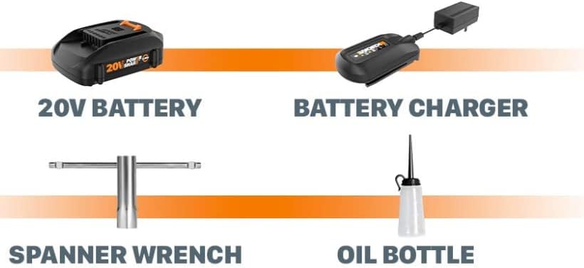 Worx 20V JawSaw Cordless Chainsaw Power Share - WG320 (Battery & Charger Included)6