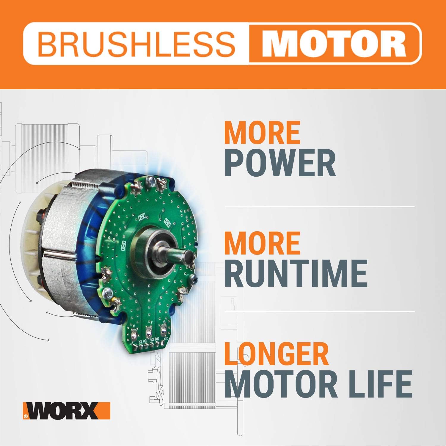 Worx 40V 14 Cordless Chainsaw Power Share with Auto-Tension - WG384 (Batteries & Charger Included)0