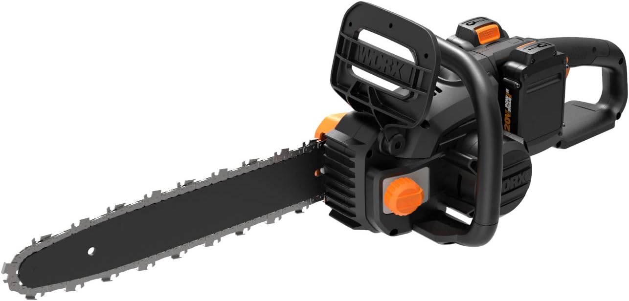 Worx 40V 14 Cordless Chainsaw Power Share with Auto-Tension - WG384 (Batteries & Charger Included)11