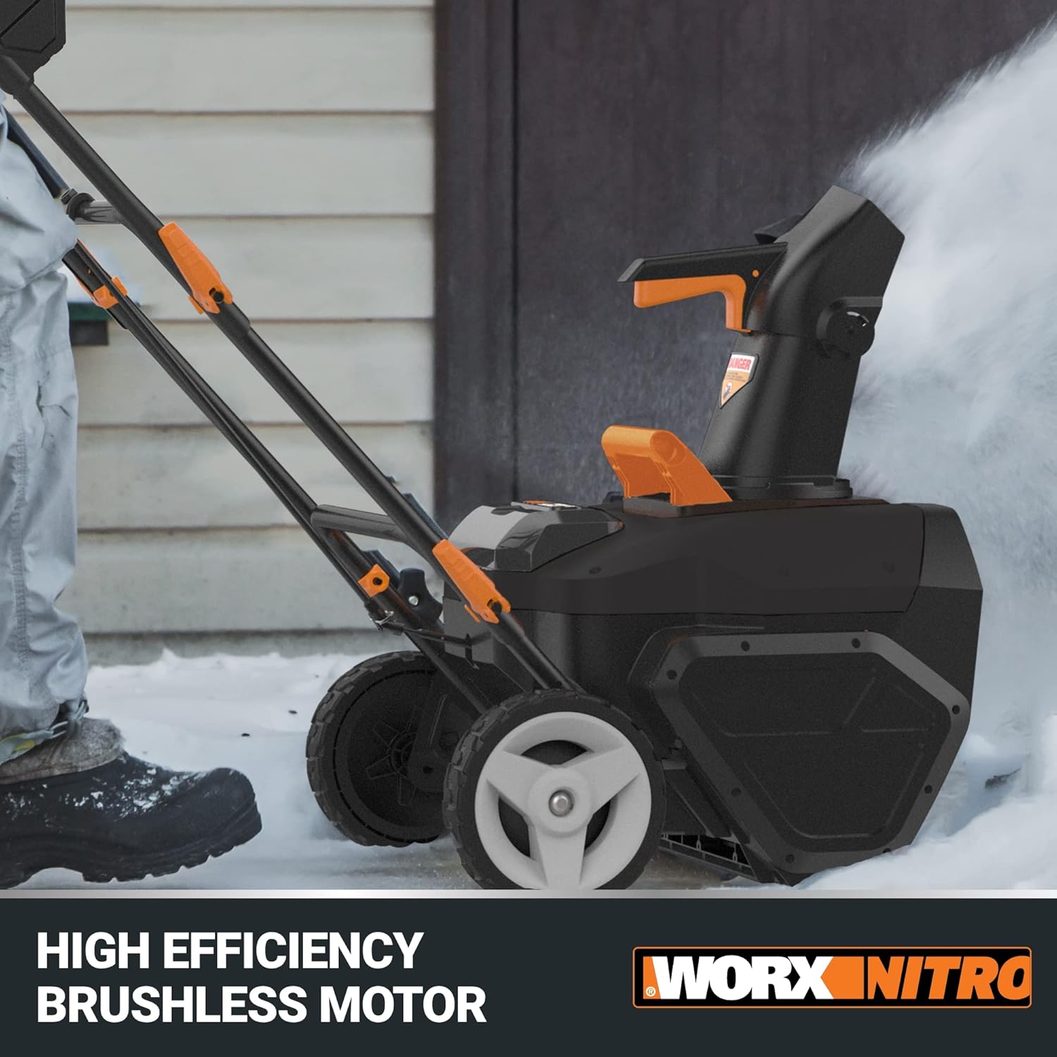 Worx 40V 20 Cordless Snow Blower Power Share with Brushless Motor - WG471 (Batteries & Charger Included)1