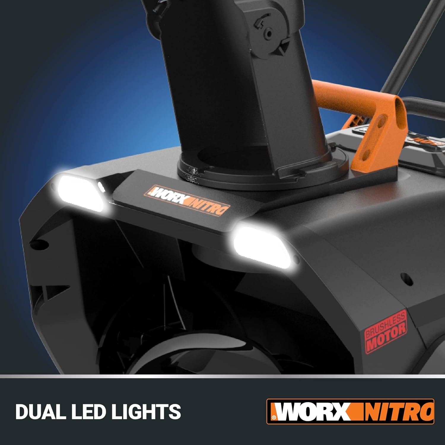 Worx 40V 20 Cordless Snow Blower Power Share with Brushless Motor - WG471 (Batteries & Charger Included)6