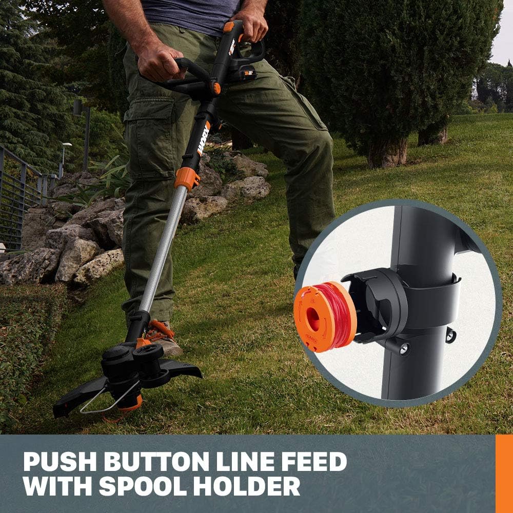 Worx GT Revolution 20V 12 String Trimmer Grass Trimmer Edger Mini-Mower, WG170.26