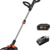 Worx Nitro 20V 13 Cordless String Trimmer with Brushless Motor, 3-in-1 Grass Trimmer Edger Mini-Mower, Lightweight Weed Trimmer COMMAND FEED Instant Line Advancement WG173– Battery & Charger Included