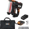 Worx Nitro 20V 18GA Cordless Brad Nailer, Cordless Nail Gun, Nail Gun Battery Powered, Up to 2 Inch, Tool-Free Jam Release, Trimming & Molding, Baseboard WX842L PowerShare – Battery, Charger Included