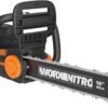 Worx Nitro 40V 16" Cordless Brushless Chainsaw 4.0 Ah Tool Only WG385.9