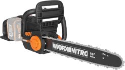 Worx Nitro 40V 16" Cordless Brushless Chainsaw 4.0 Ah Tool Only WG385.9