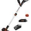 Worx String Trimmer Cordless GT3.0 20V PowerShare 12" Edger & Weed Trimmer (1) Battery & Charger Included WG163.8