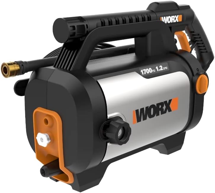 Worx WG602 13 Amp Electric Pressure Washer Max 1870 PSI Max 1.4 GPM Worx WG602 13 Amp Electric Pressure Washer Max 1870 PSI Max 1.4 GPM