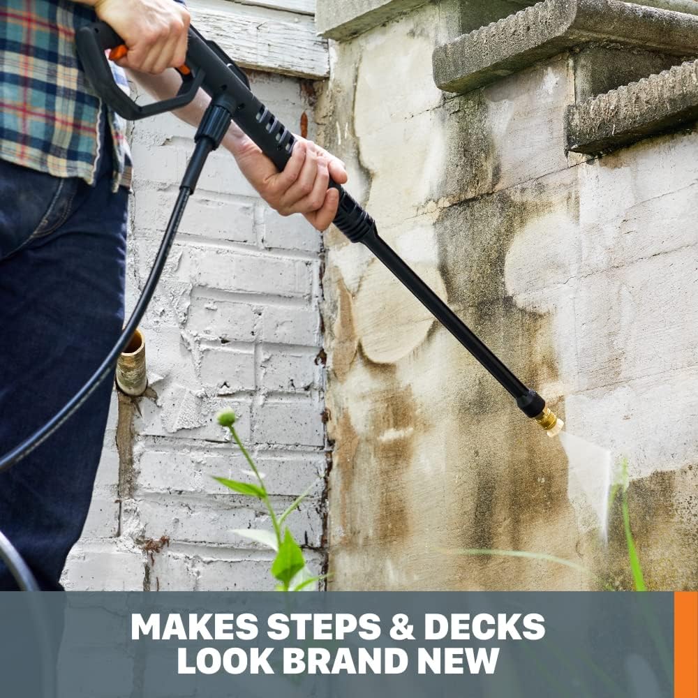 Worx WG602 13 Amp Electric Pressure Washer Max 1870 PSI Max 1.4 GPM8