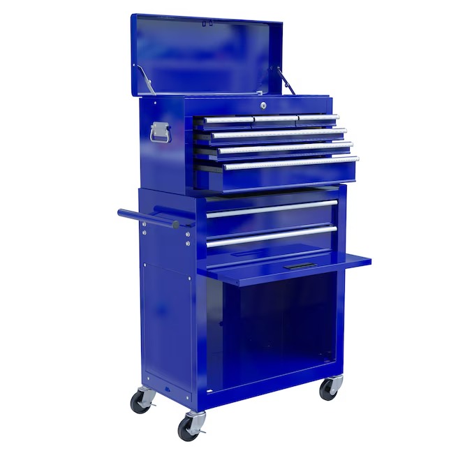 Xspracer ML-TC191 1000 Series 13-Inches W x 43-Inches H 8 -Drawer Steel Rolling Tool Cabinet ( Blue )1_11zon