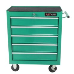 Xspracer ML-TC228 1000 Series 13-Inches W x 29-Inches H 5 -Drawer Steel Rolling Tool Cabinet ( Green )