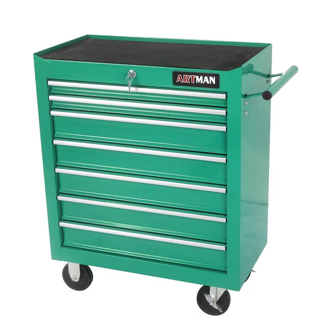 Xspracer ML-TC231 1000 Series 13-Inches W x 30-Inches H 7 -Drawer Steel Rolling Tool Cabinet ( Green )1_11zon