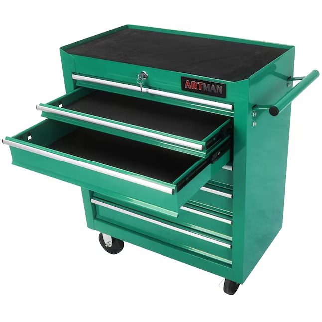 Xspracer ML-TC231 1000 Series 13-Inches W x 30-Inches H 7 -Drawer Steel Rolling Tool Cabinet ( Green )4_11zon