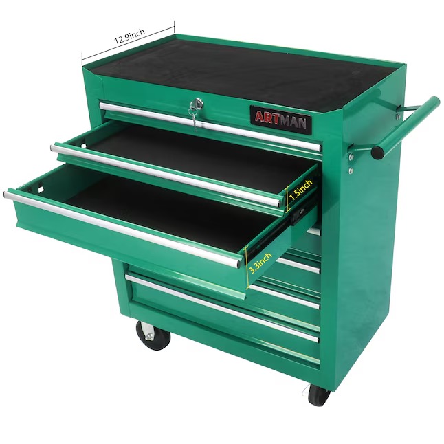 Xspracer ML-TC231 1000 Series 13-Inches W x 30-Inches H 7 -Drawer Steel Rolling Tool Cabinet ( Green )56_11zon