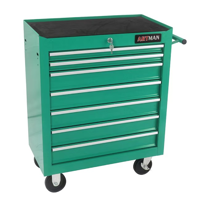Xspracer ML-TC231 1000 Series 13-Inches W x 30-Inches H 7 -Drawer Steel Rolling Tool Cabinet ( Green )6_11zon
